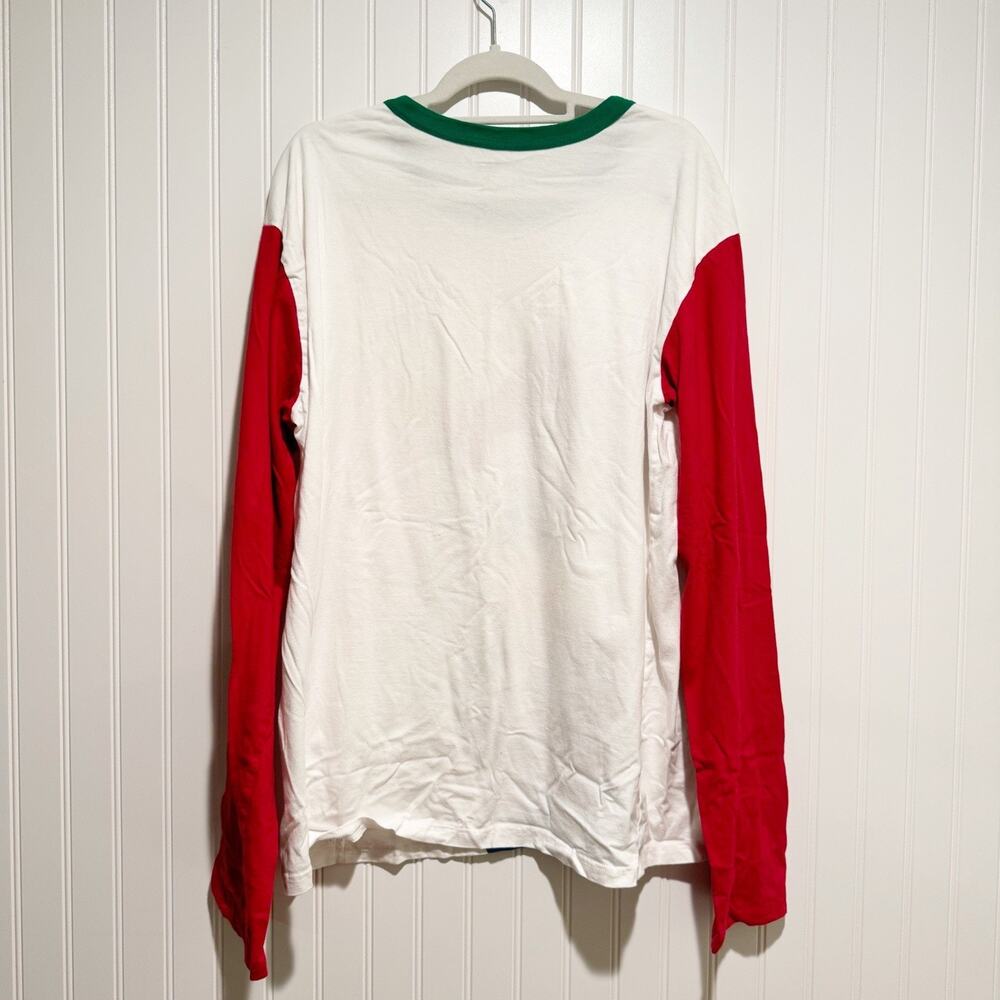 Disney Store Donald Duck Christmas Raglan Tee Shirt Mens 2X - Picture 5 of 5